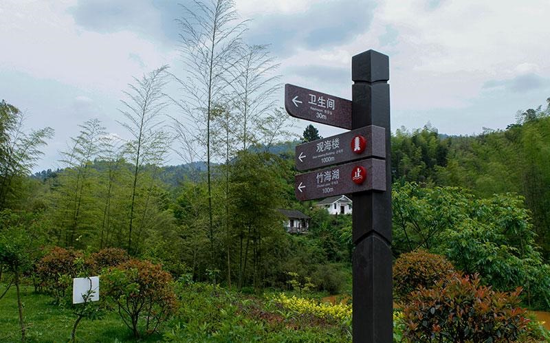 重慶旅游景區(qū)習見的標識標牌有四大類